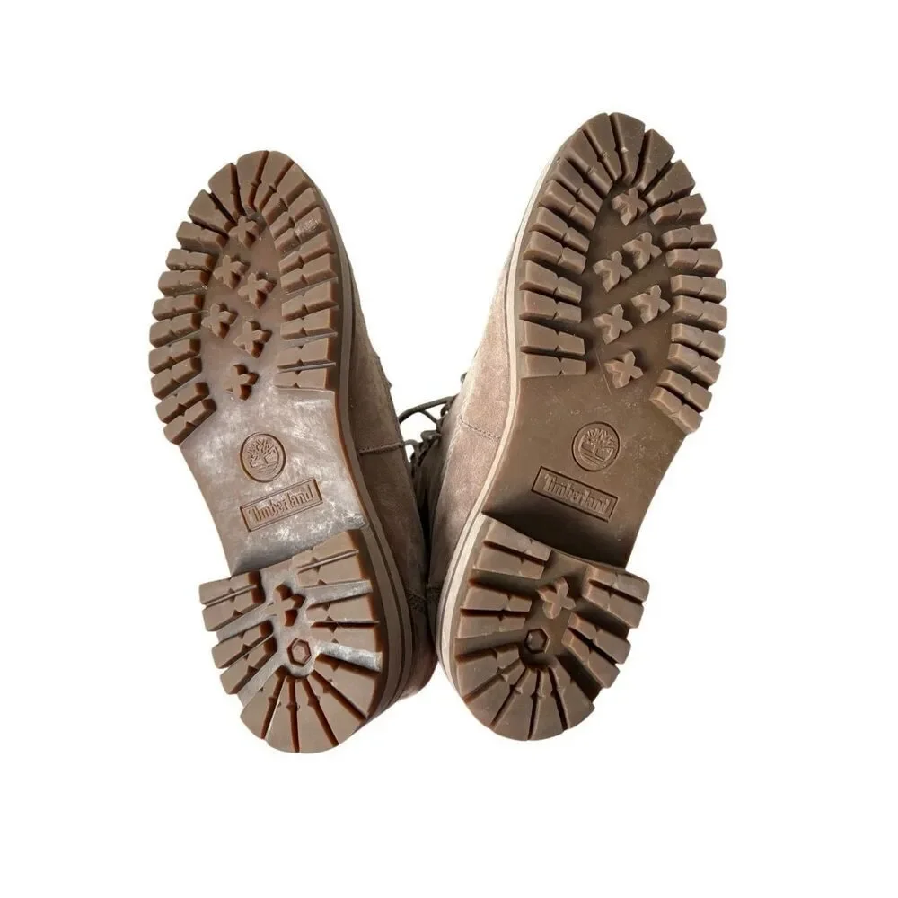 Timberland Women's‎ Courmayeur Valley Hiking Boots Taupe Nubuck Sz 9.5